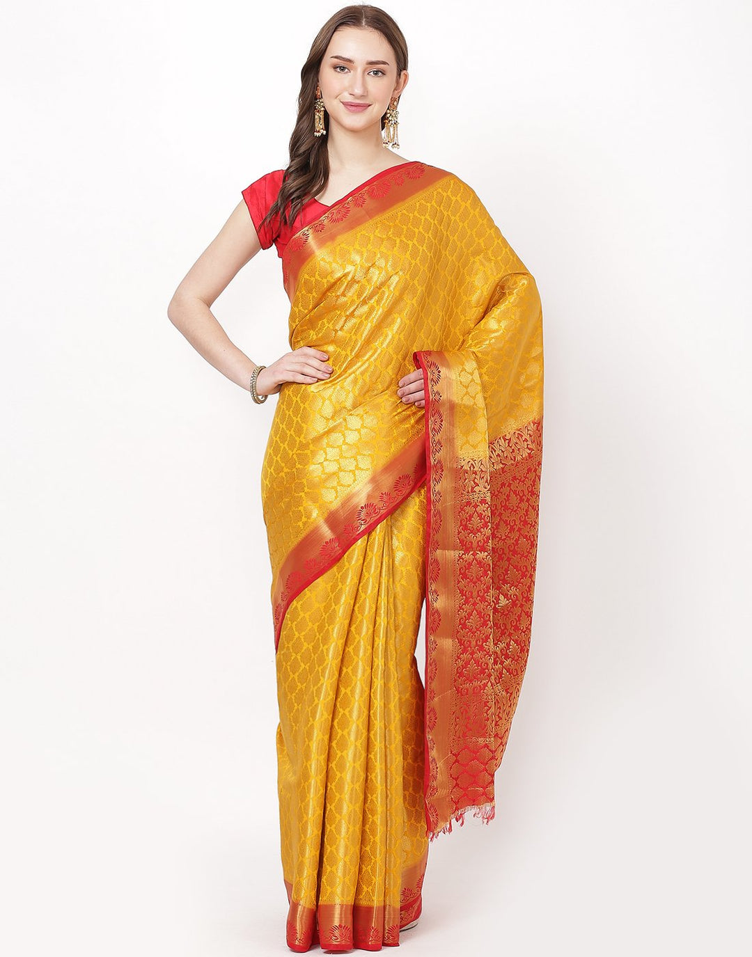 MBZ Meena Bazaar-Art Handloom Saree