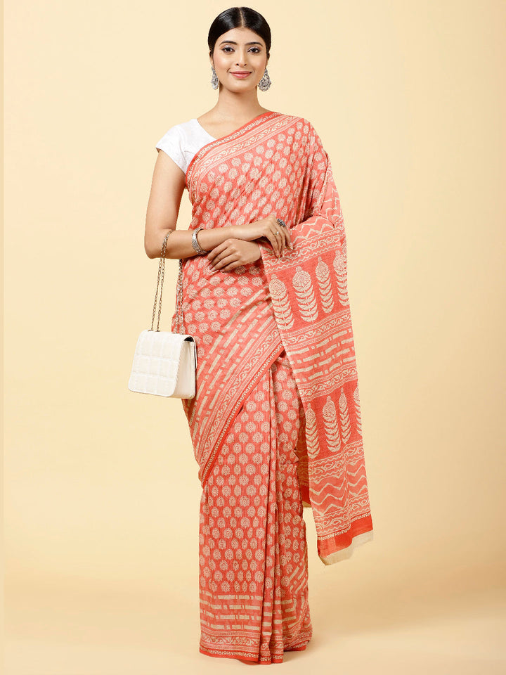 Printed Cotton Saree