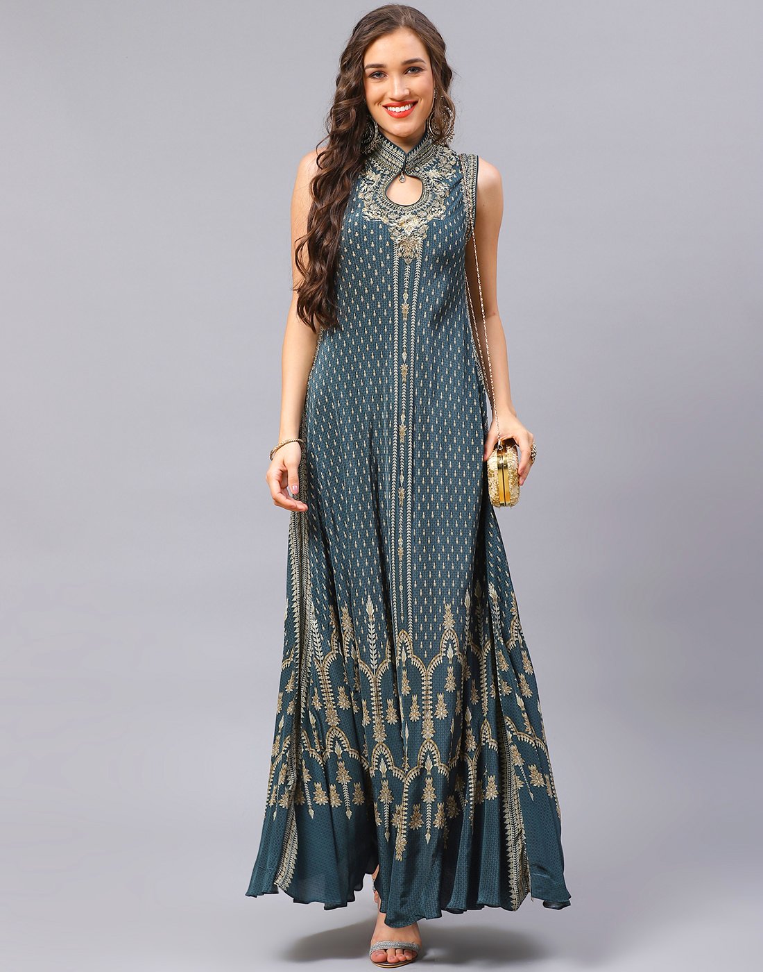 Blue and Wine Dress