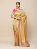 Zari Jaal Banarasi Woven Saree