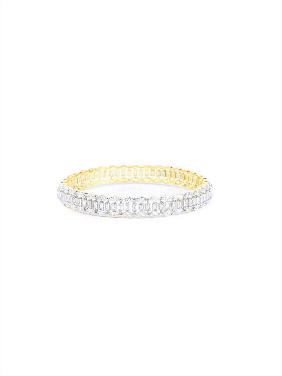 Gold &amp; Silver AD Bangles Set