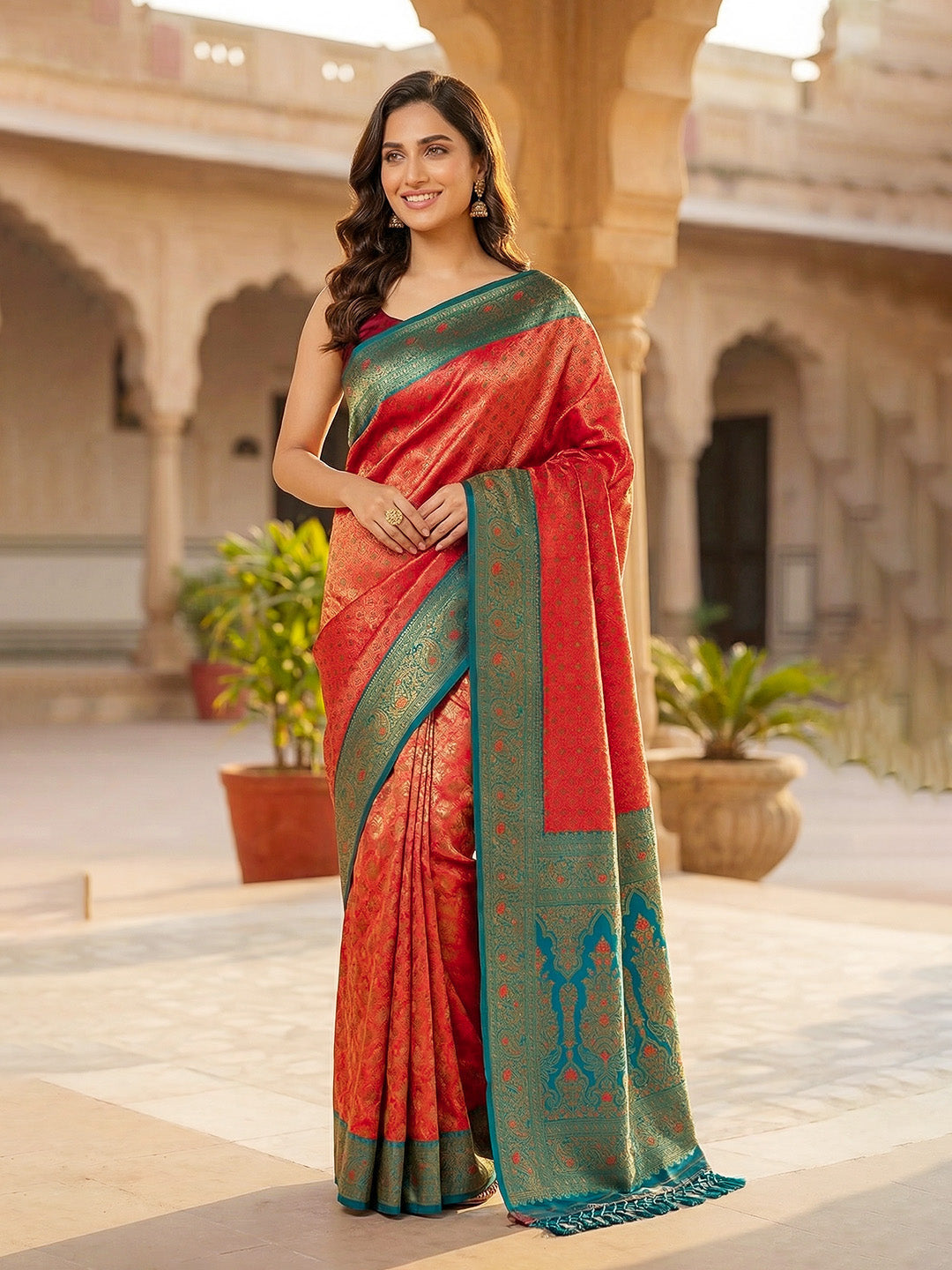 Woven Design Art Silk Saree