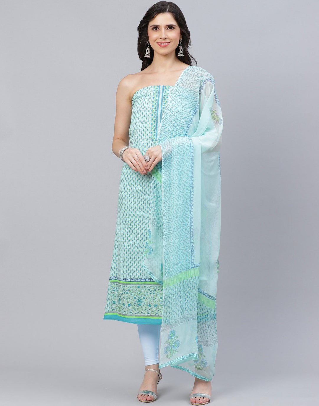 Cotton Embroidered Suit piece