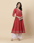 Printed Cotton Anarkali Kurti