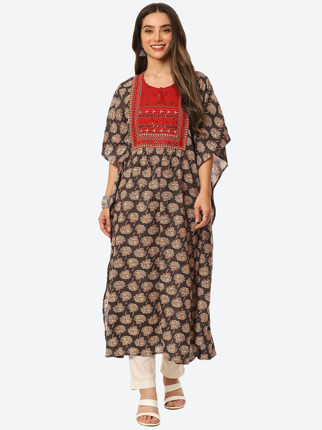 Printed Cotton Kaftan Kurta