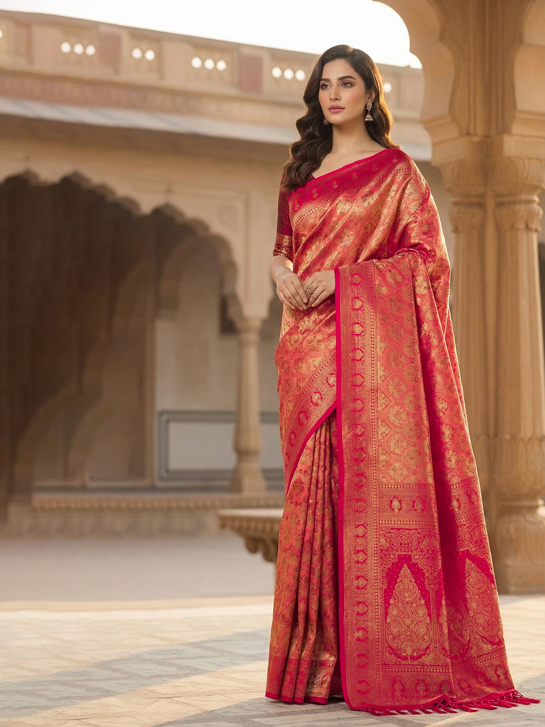 Woven Design Art Silk Saree