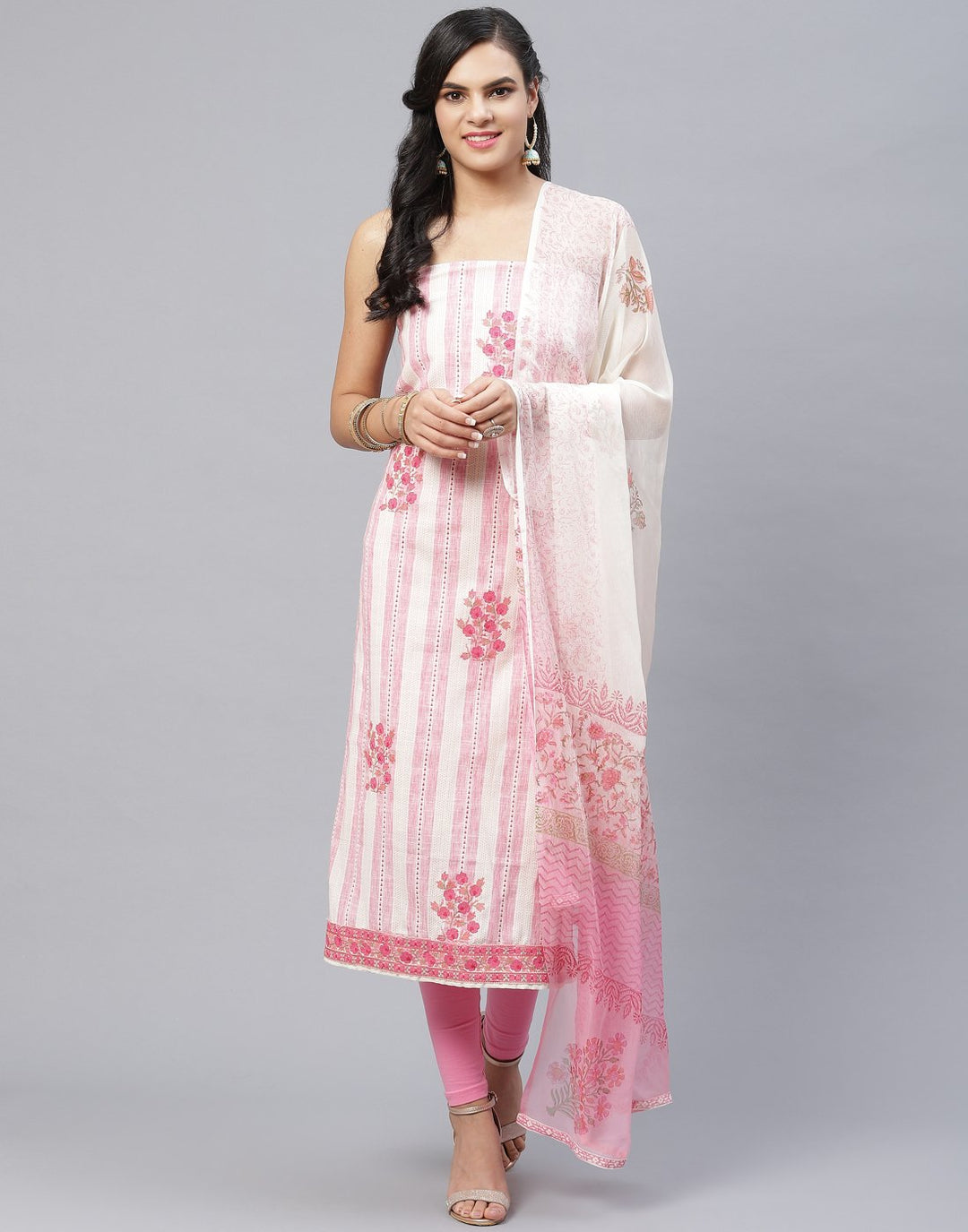 Cotton Embroidered Suit piece