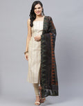 Chanderi Embroidered Suit Piece
