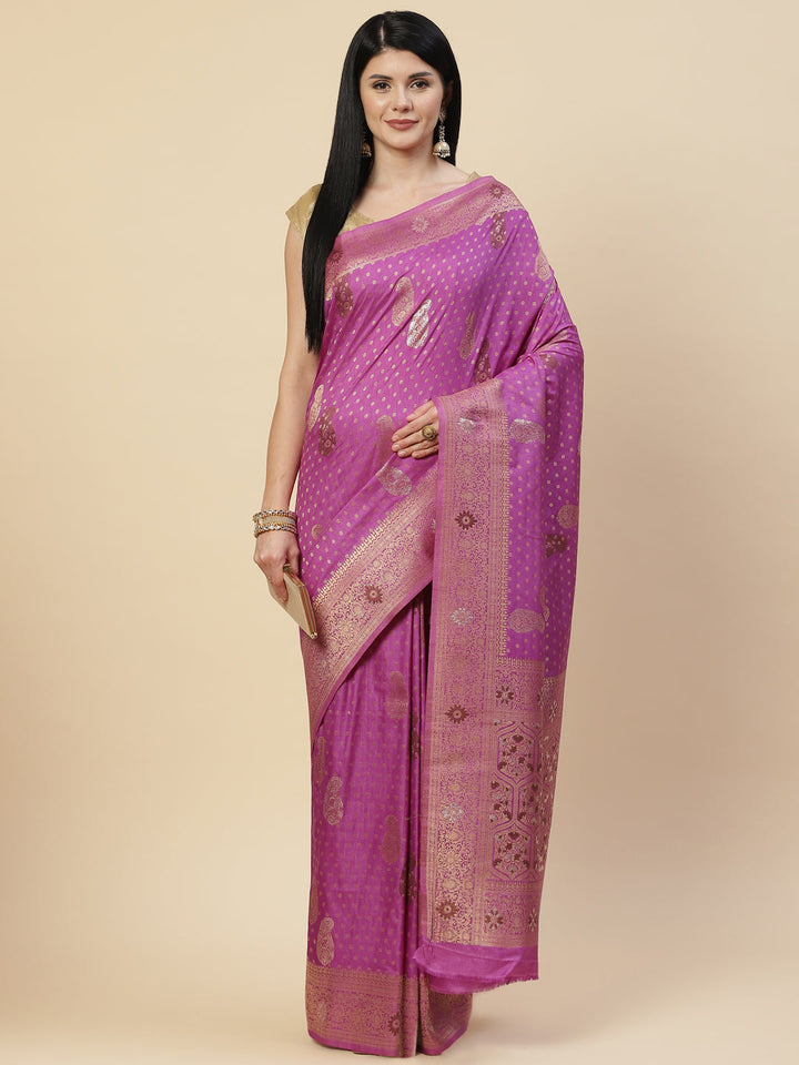 Zari Booti Handloom Woven Saree