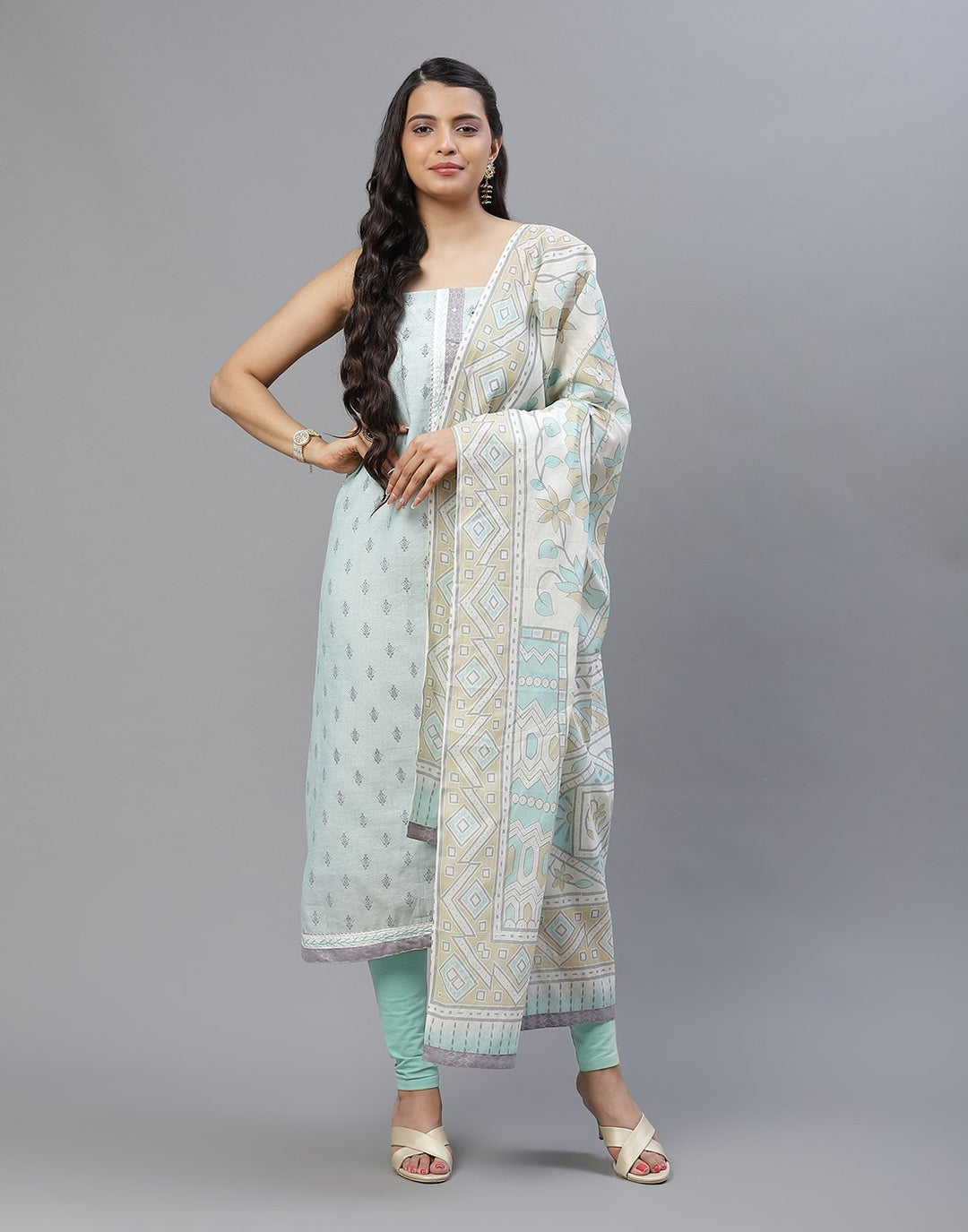 Cotton Printed Suit piece