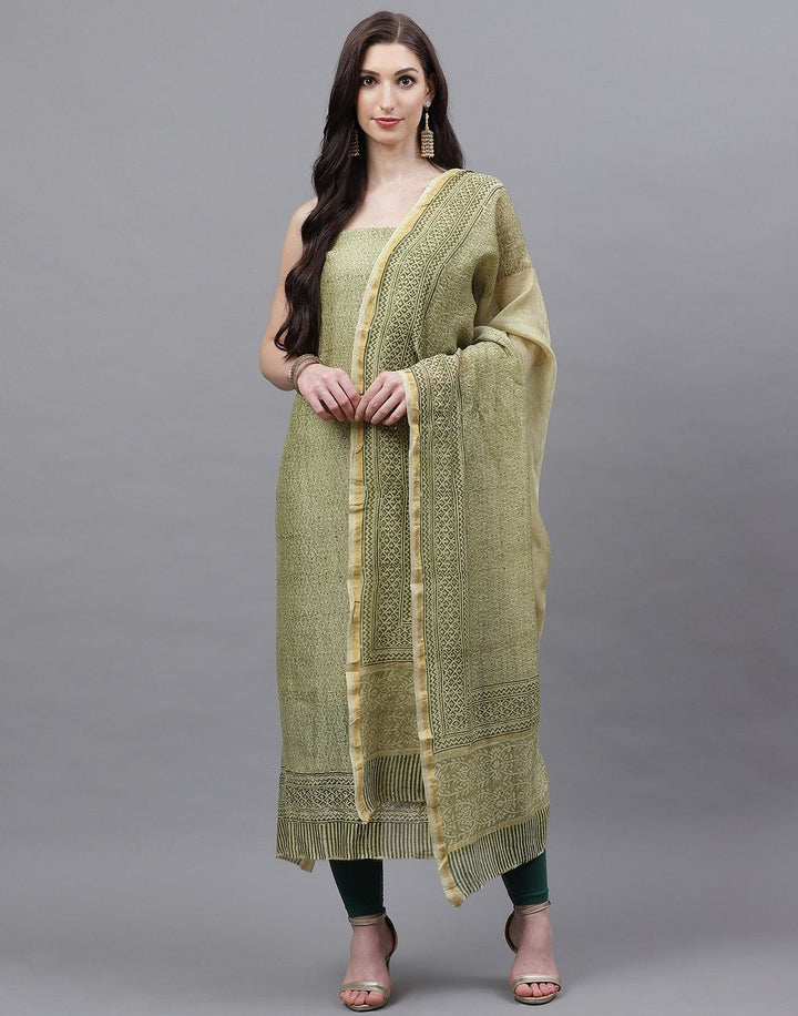 Fine Maheshwari Printed Suit Piece