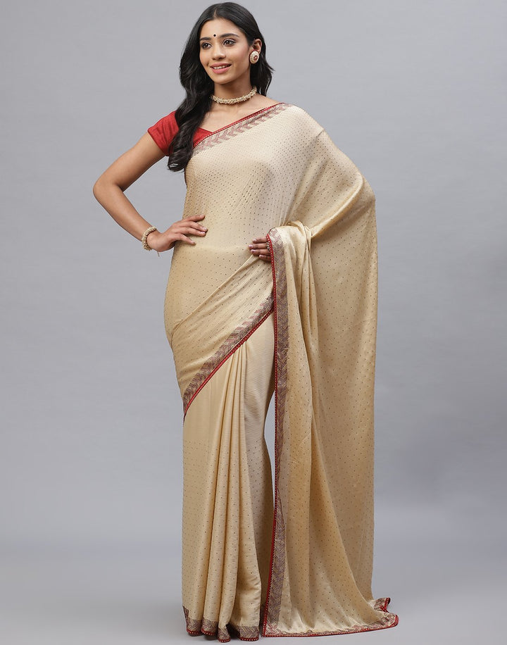 Art Chiffon Embroidery Saree