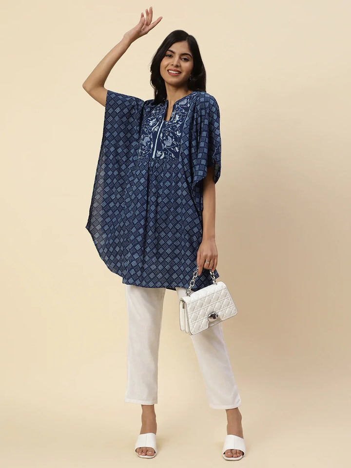 Printed Cotton Kaftan Kurti