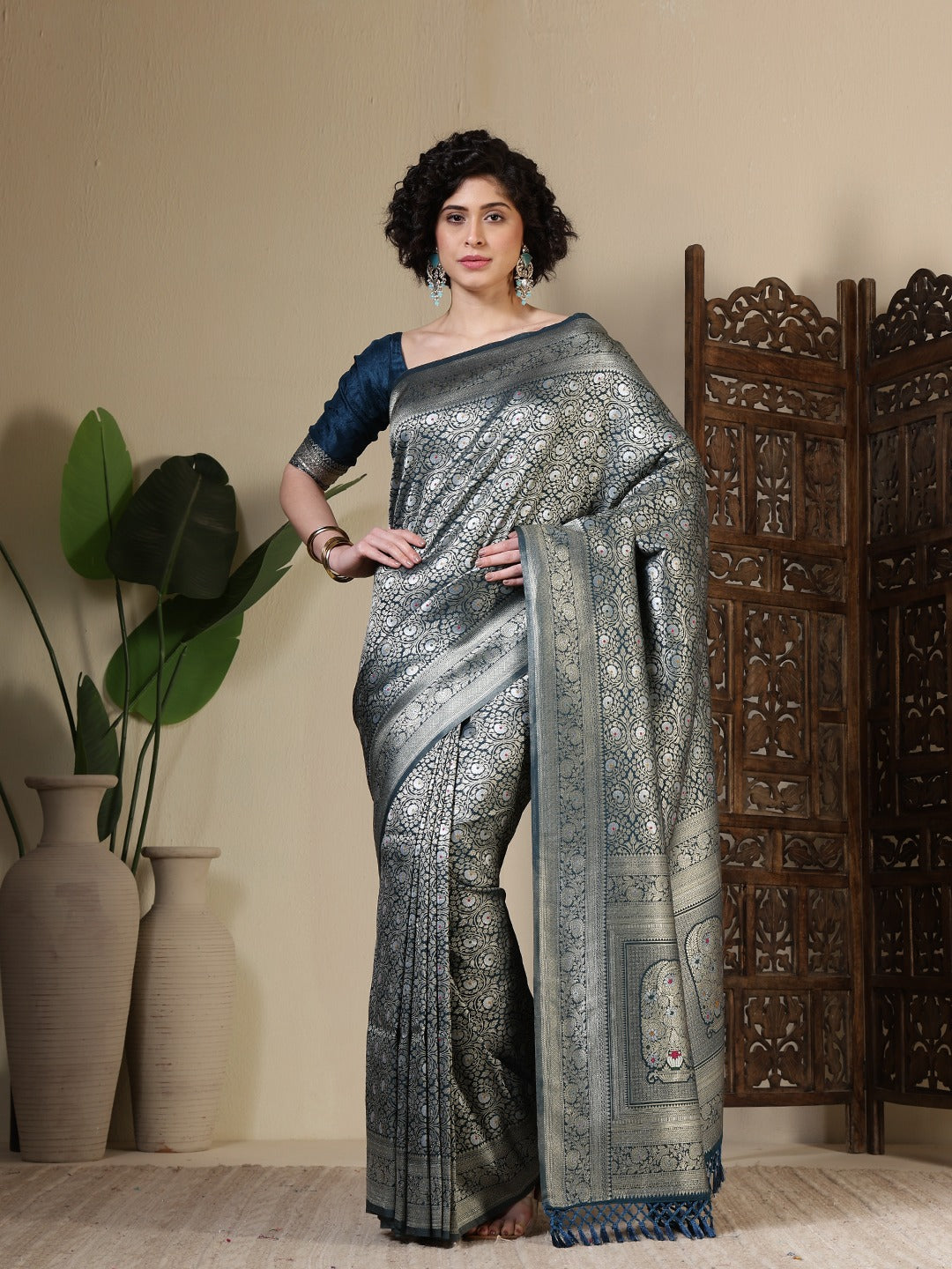 Woven Design Art Silk Saree