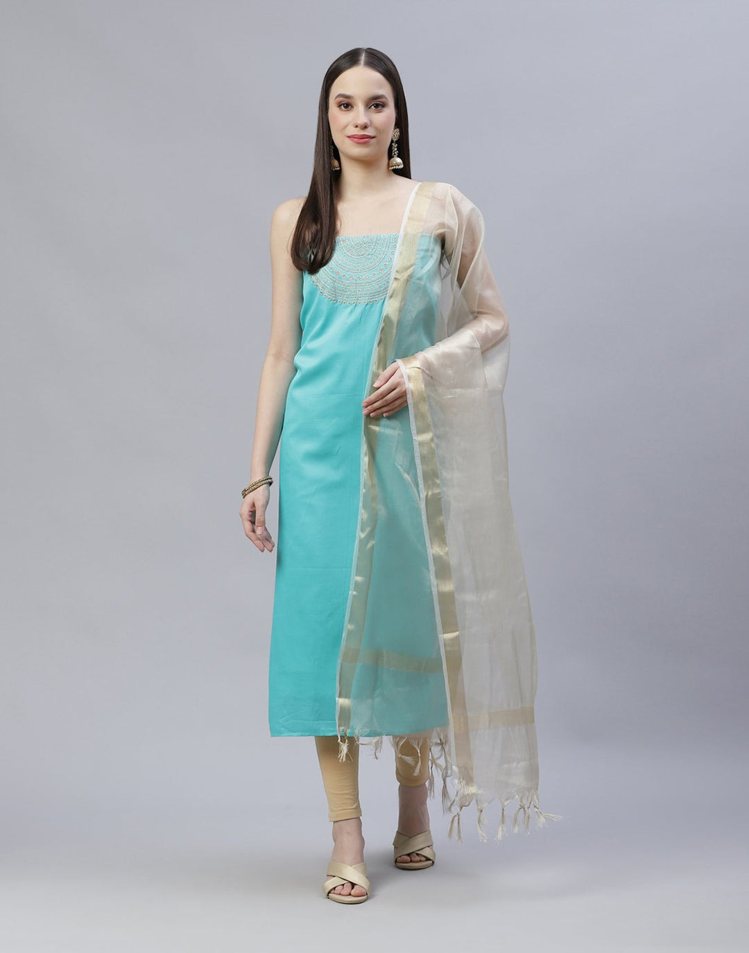Embroidered Cotton Suit Piece
