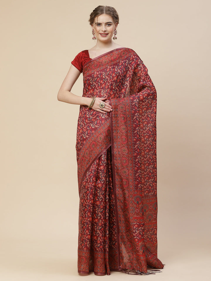 Printed Art Handloom Saree