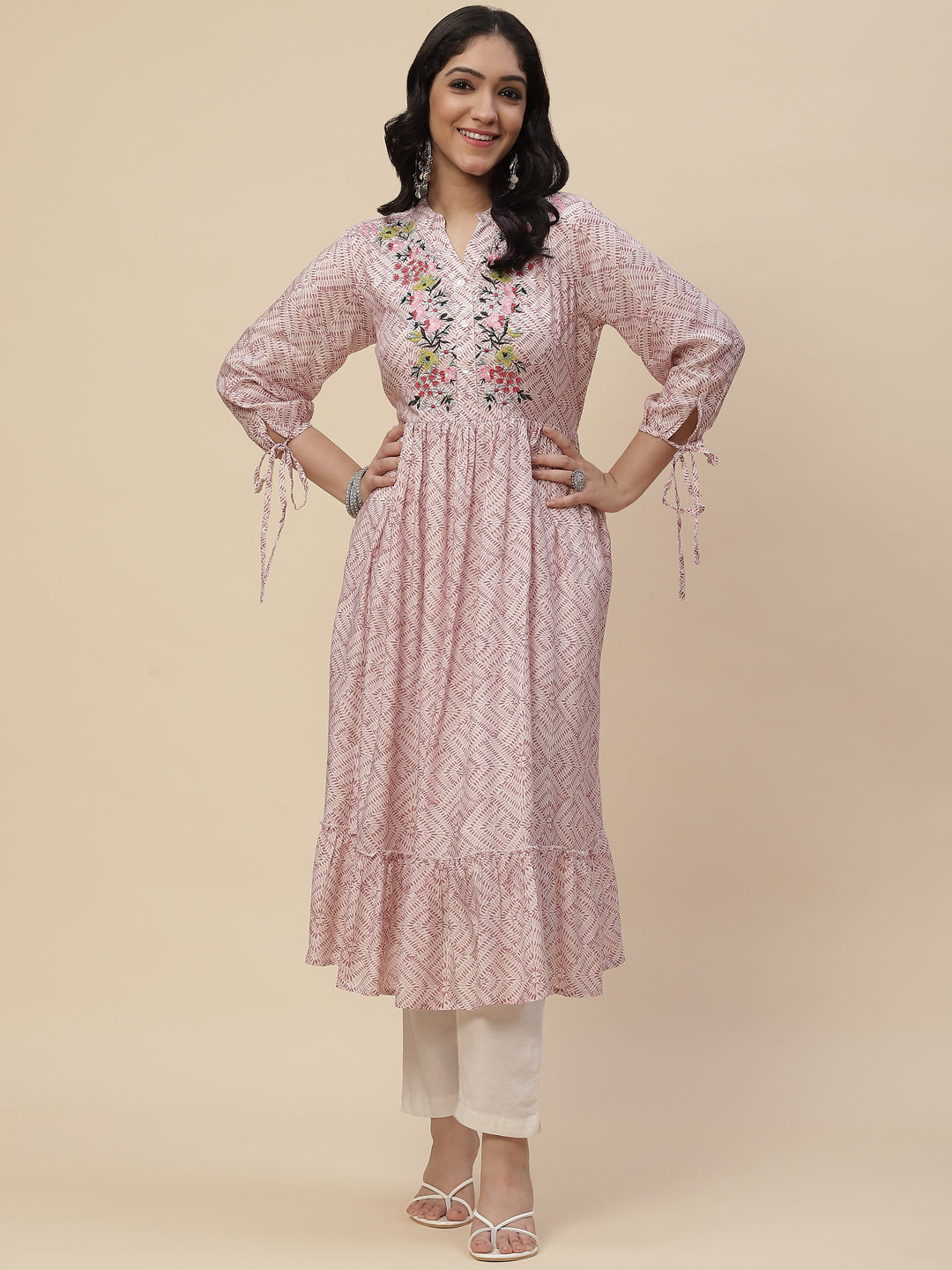 Printed Muslin Kurta