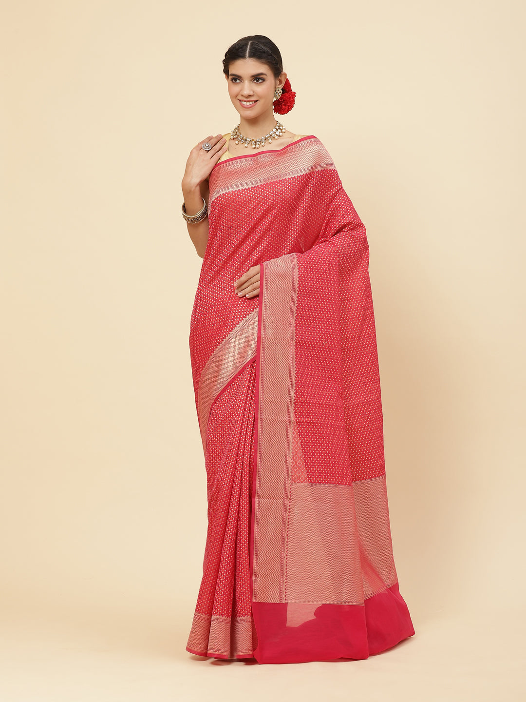 Cotton Wovn Saree