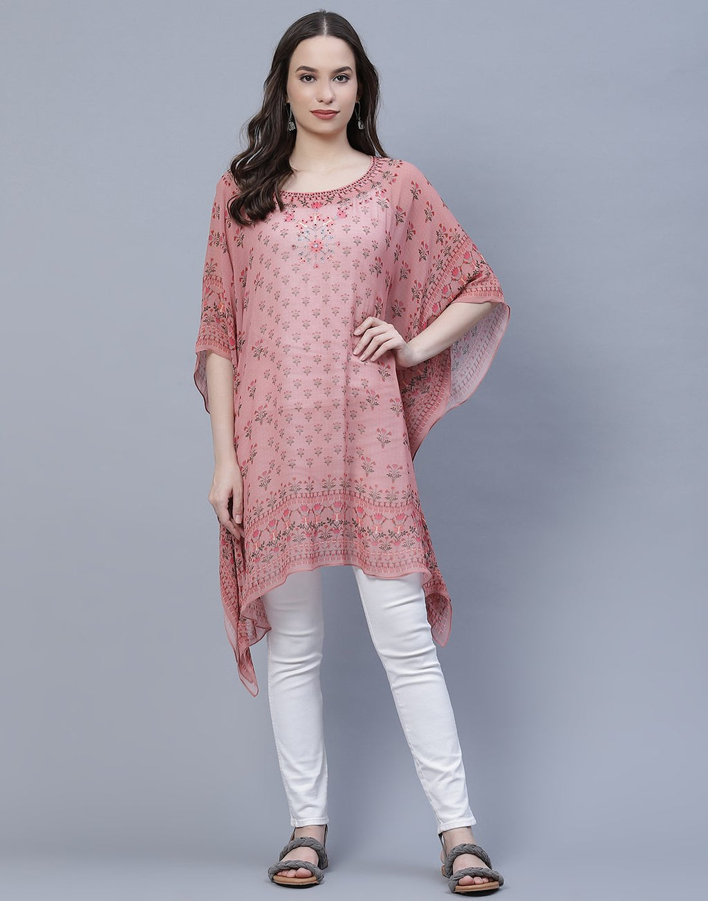 Digital Print Georgette Kaftan