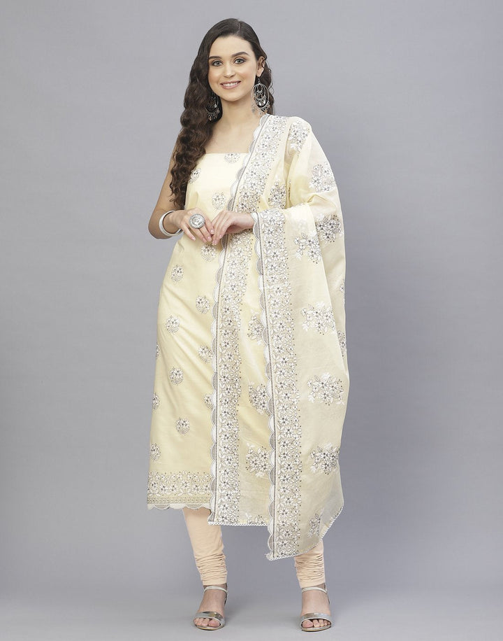 Cotton Embroidered Suit Set