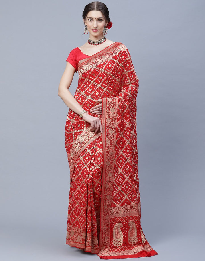 Beautiful Banarasi Gharchola  Saree