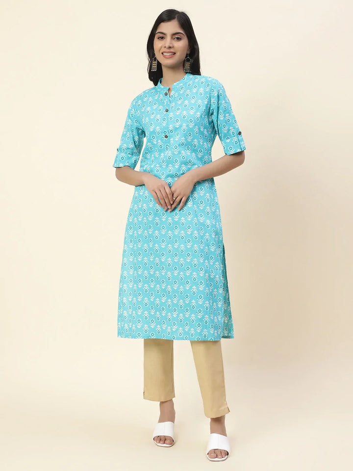 Printed Cotton Kurta