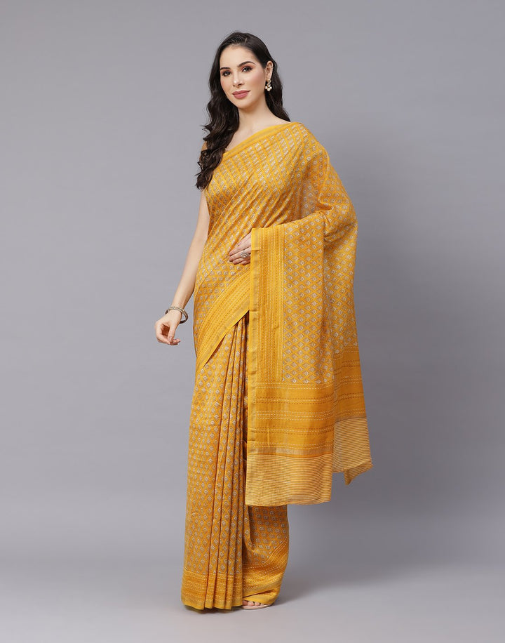 Cotton Printed Saree