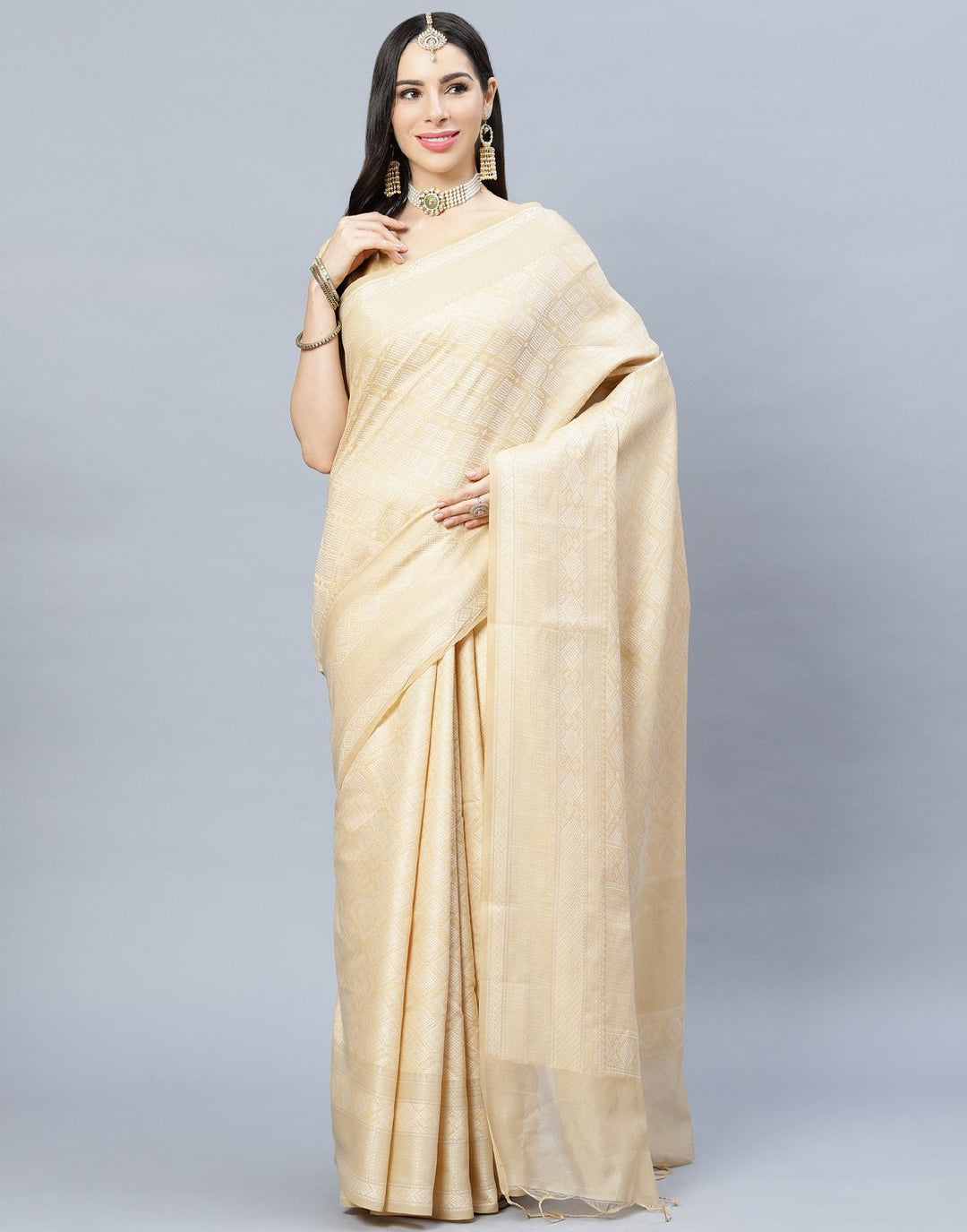 Cotton Chanderi Saree