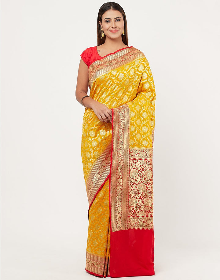 MBZ Meena Bazaar-Banarasi Woven Saree