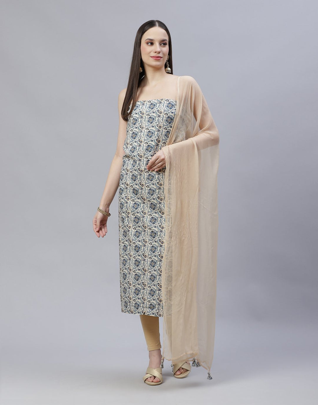 Printed Cotton Suit Piece