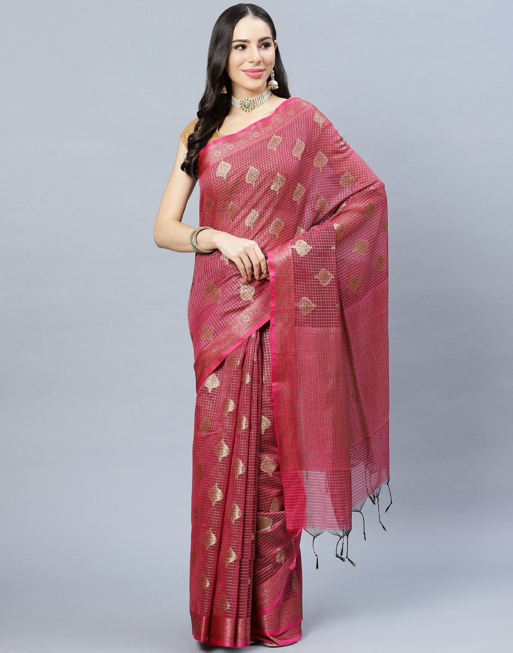 Cotton Chanderi Saree