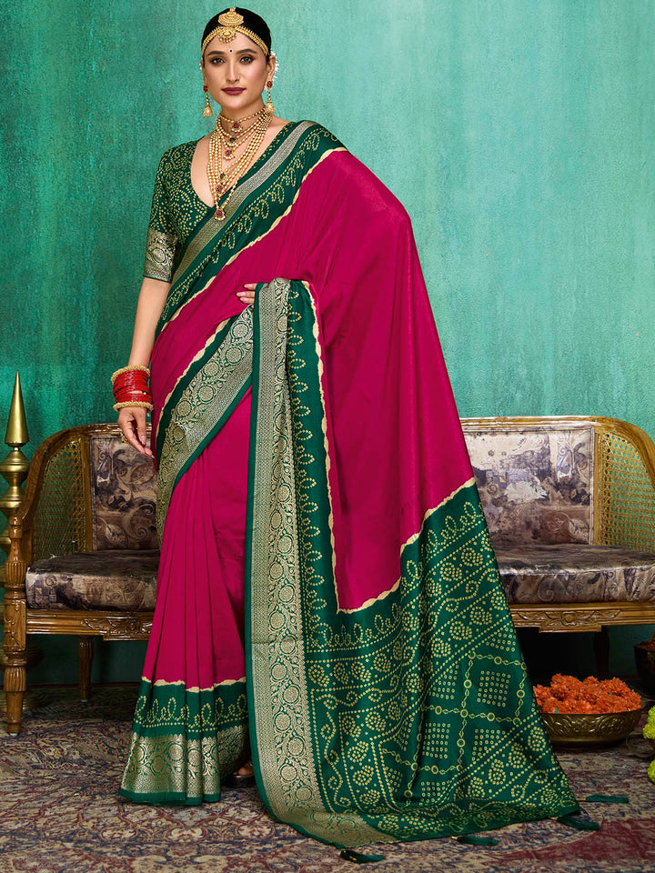 Printed Art Silk Saree