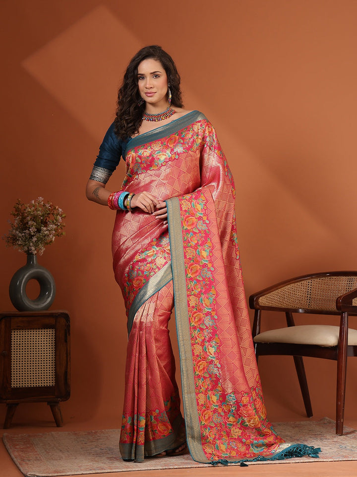 Woven Design Dola Silk Saree