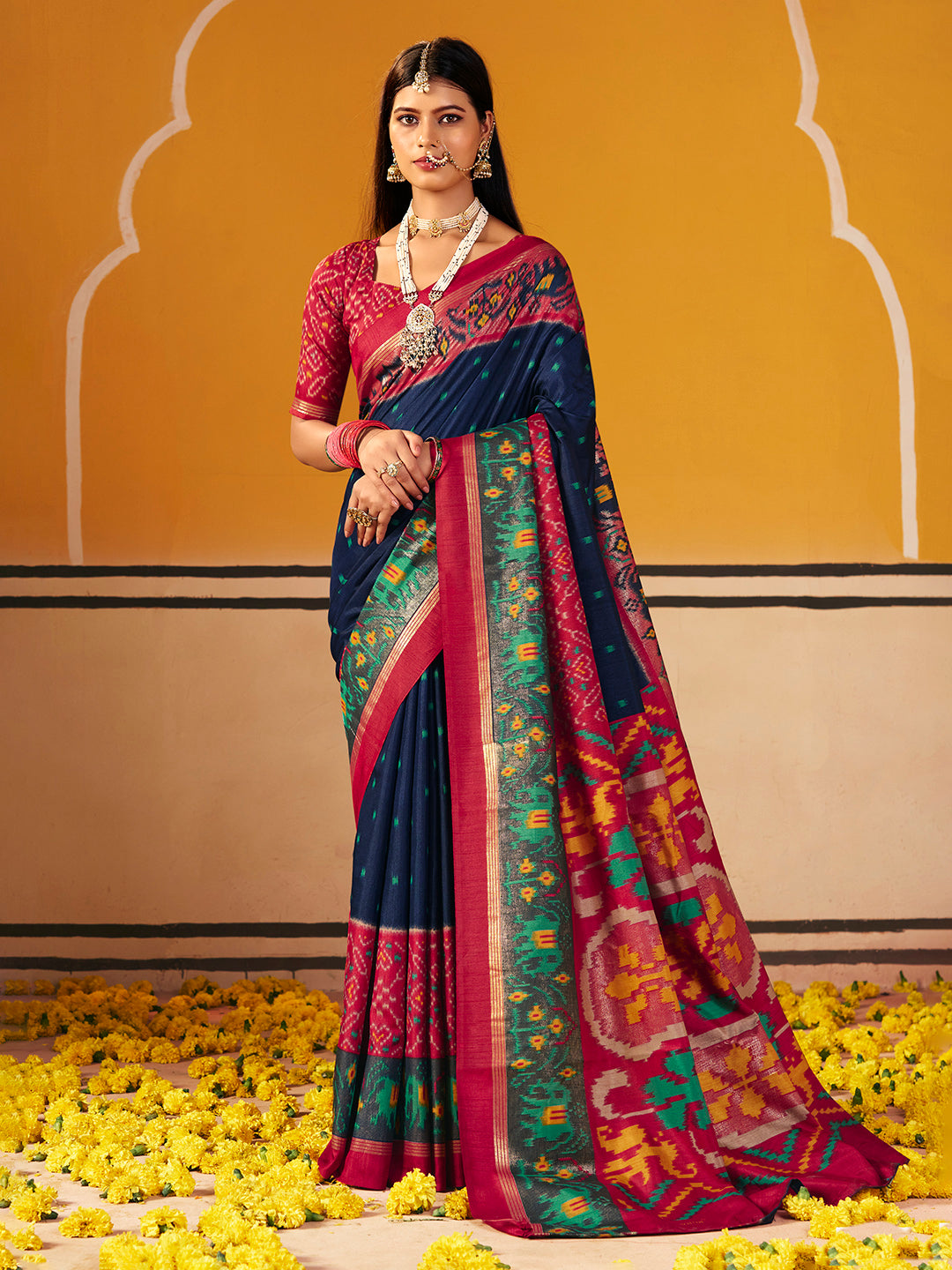 Printed Art Silk Saree