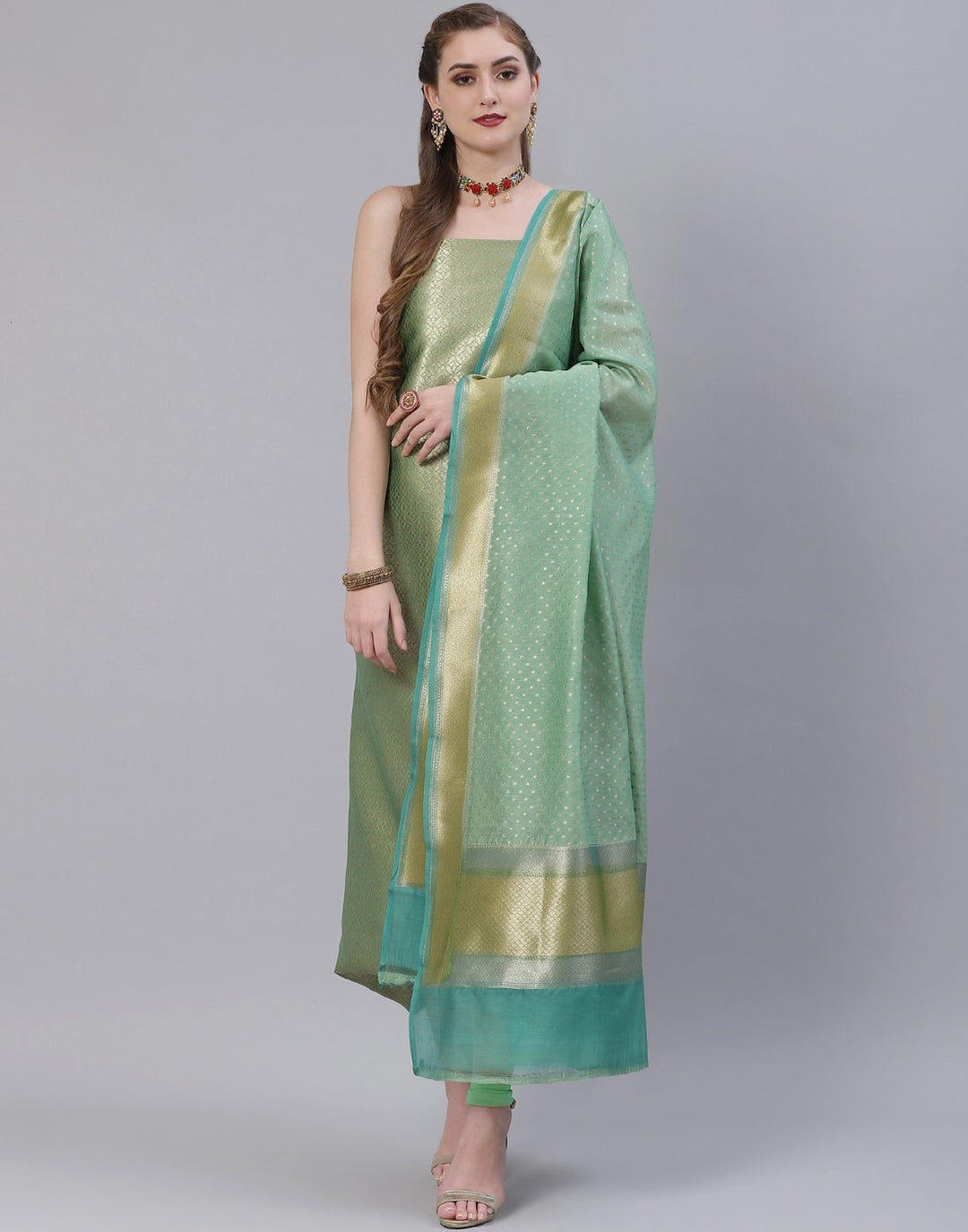 BANARSI BROCADE SUIT SET