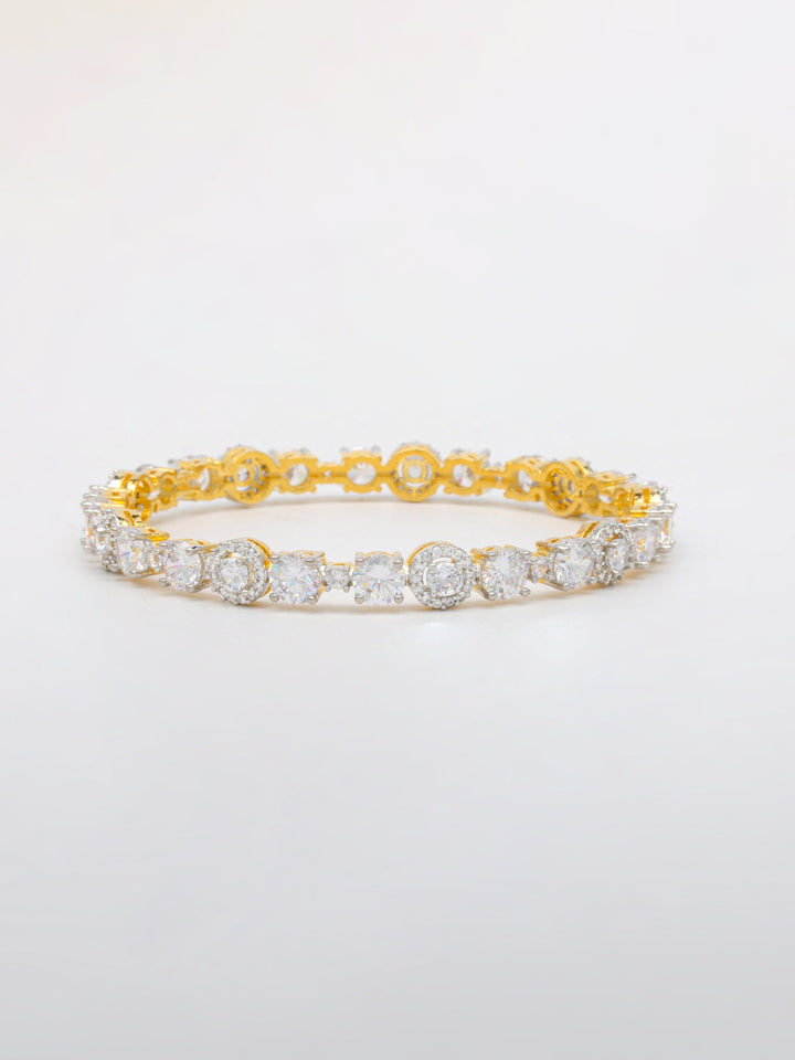 Golden &amp; White Bangle Set
