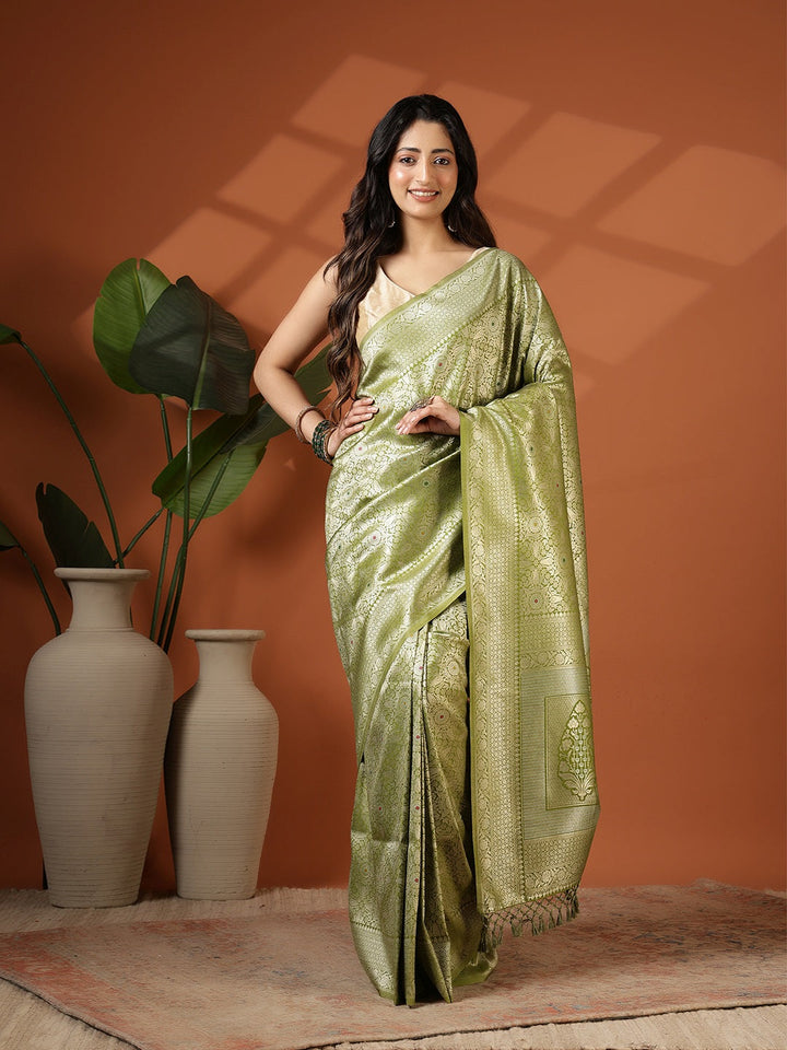 Woven Design Art Silk Saree