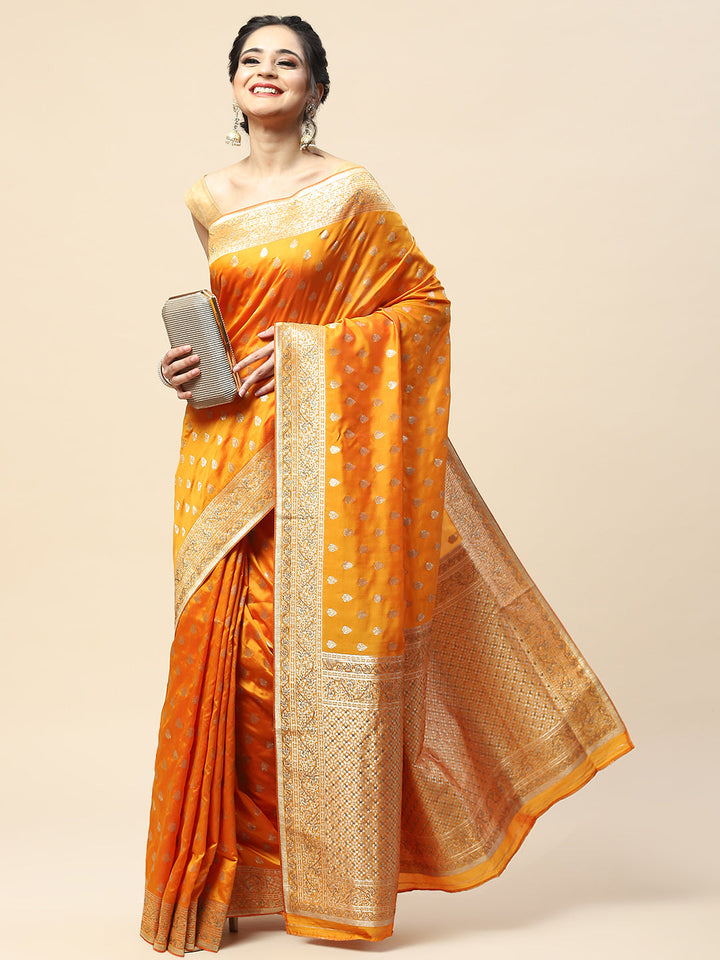 Swarovski Embroidered Banarasi Handloom Saree