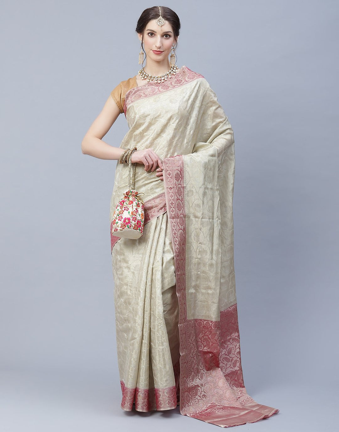 Cotton Tissu Saree