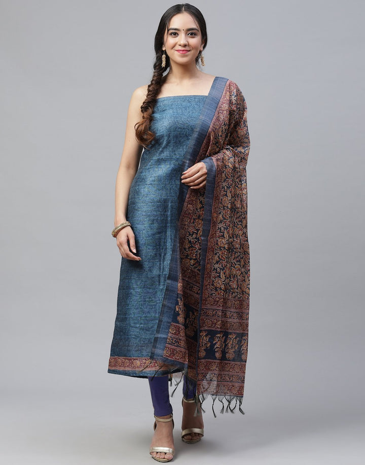 Chanderi Printed Suit Piece