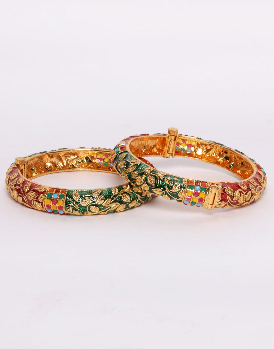 Traditional MultiColored Bangle Set