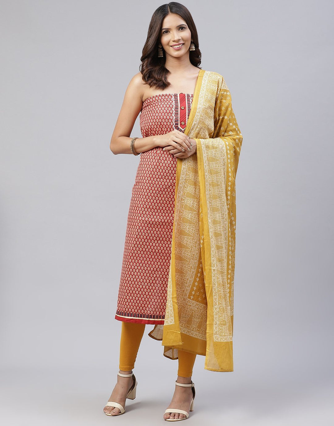 Printed Cotton Suit Piece
