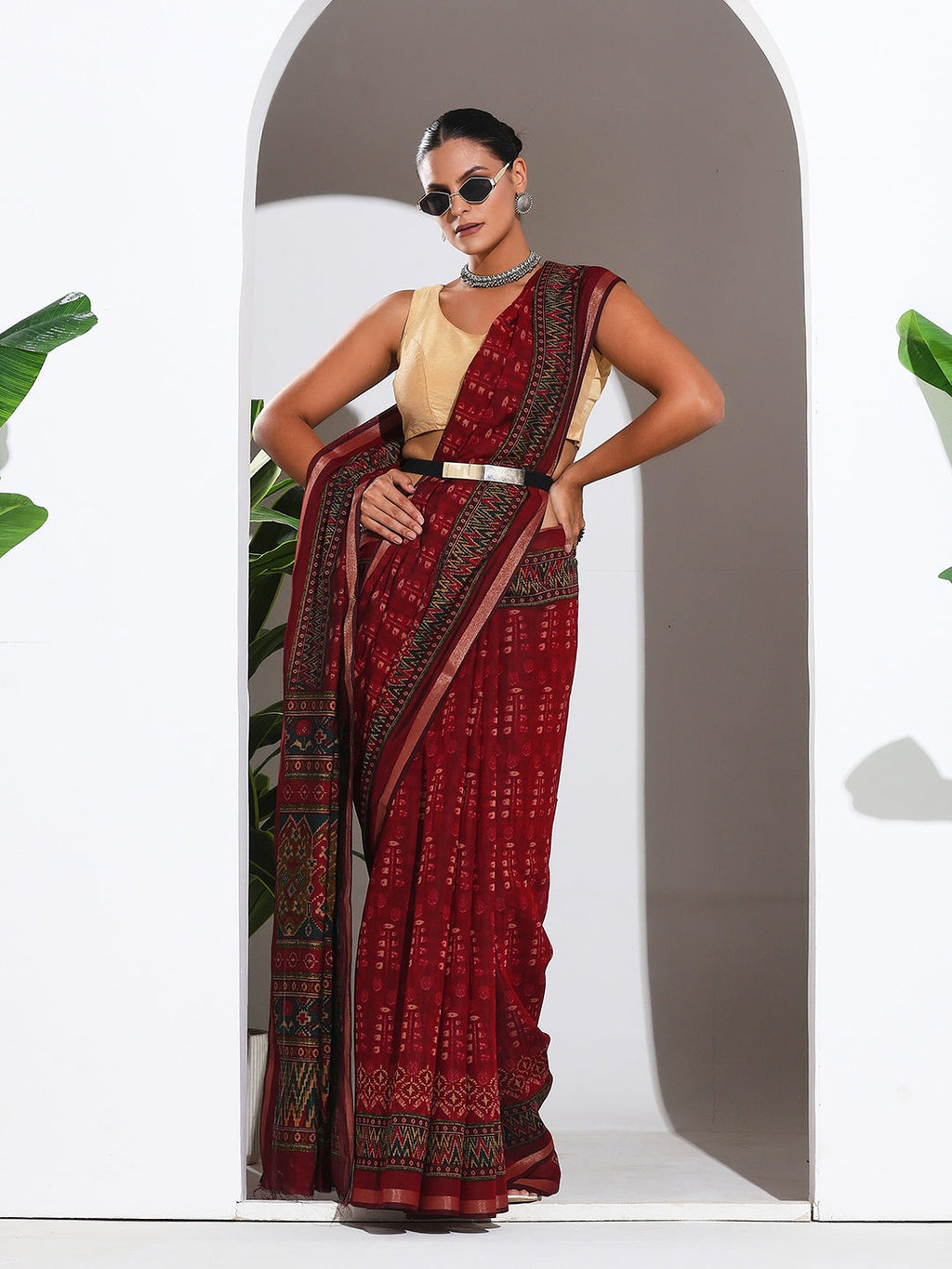 Digital Printed Art Silk Saree (Copy)
