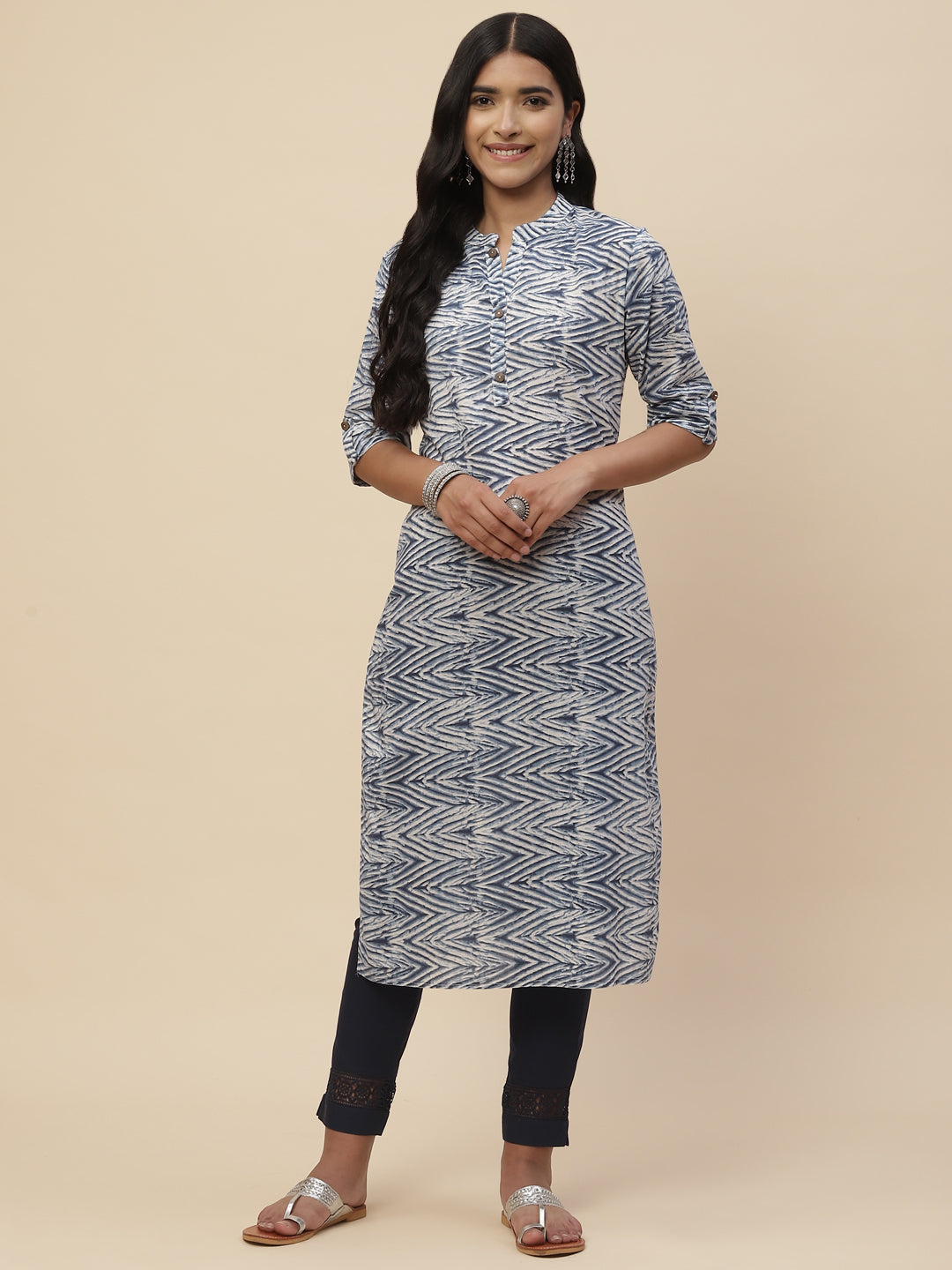 Printed Cotton Kurta