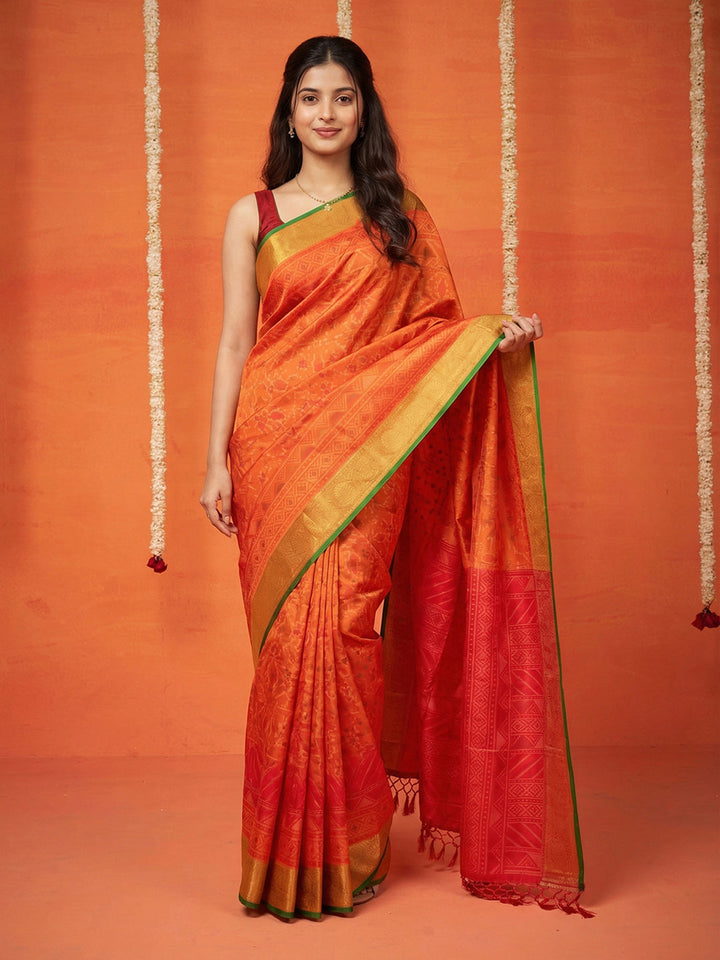 Woven Design Art Silk Saree