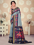 Printed Art Silk Saree