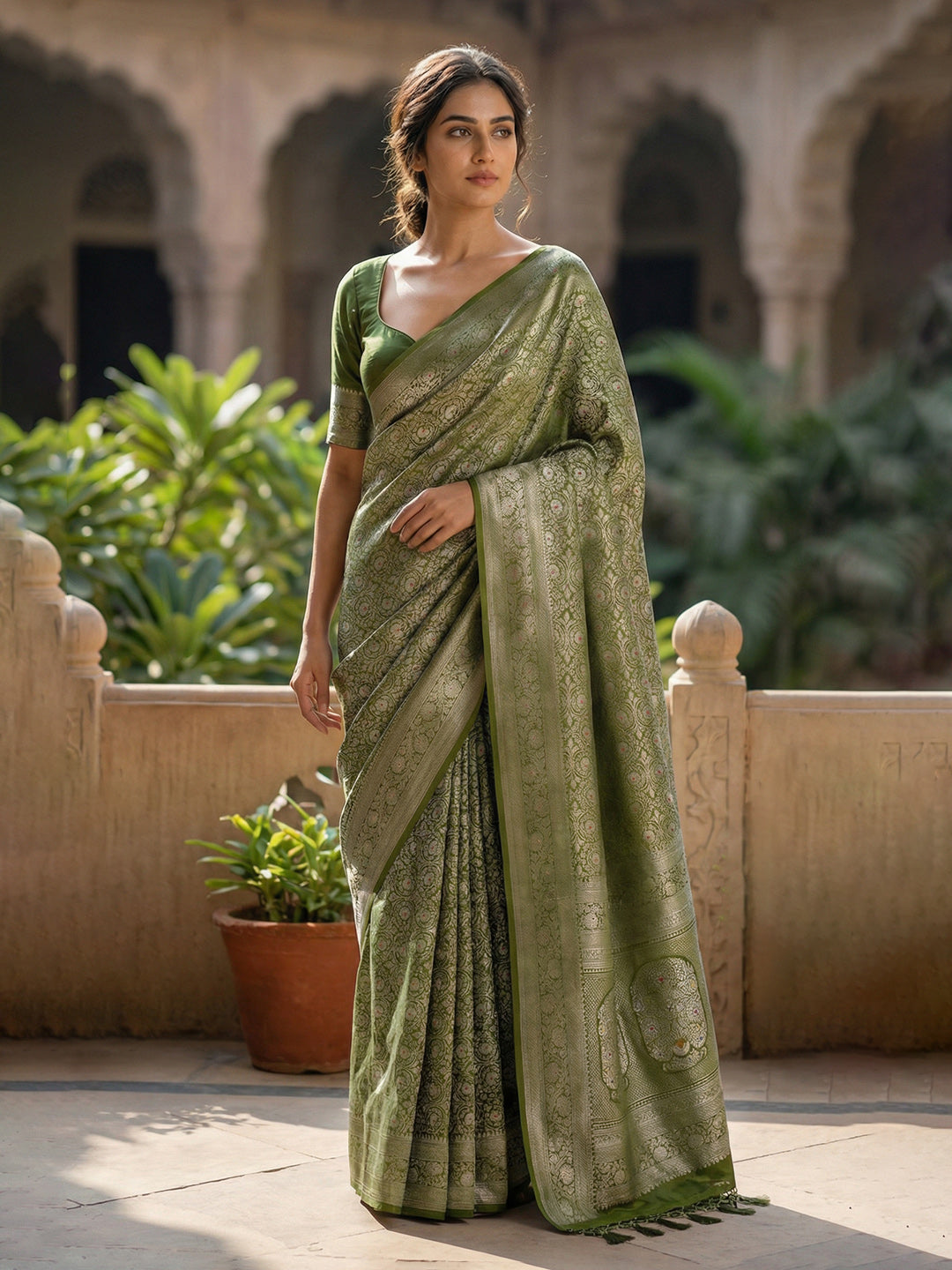 Woven Design Art Silk Saree