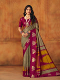 Printed Art Silk Saree