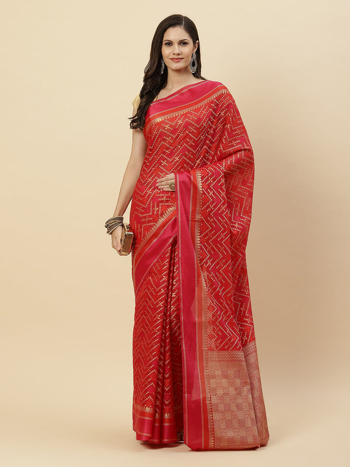 Zari Jaal Cotton Woven Saree