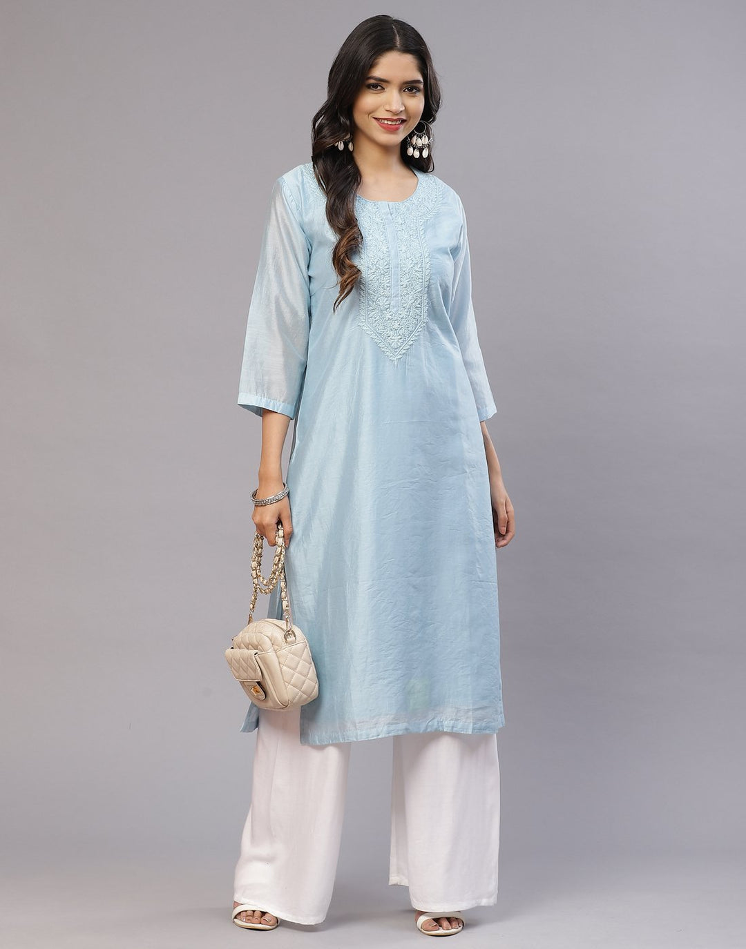 Cotton Chanderi Kurti
